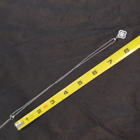 Rhinestone pendant necklace - Picture 4 of 4